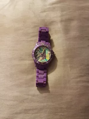 £5.99 • Buy LADIES WRIST WATCH - ACCESSORIES AT NEW LOOK -PURPLE 90s Geo Pattern Pink