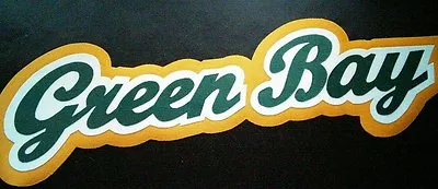 HUGE GREEN BAY PACKERS IRON-ON PATCH - 4  X 12  • $10.77