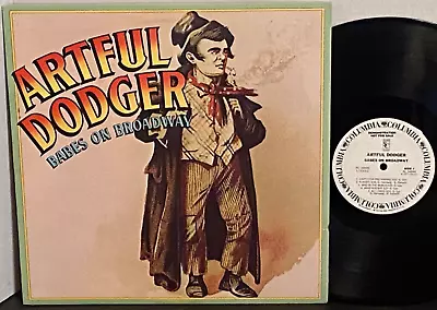 ARTFUL DODGER Babes On Broadway 1977 COLUMBIA Glam Rock PROMO W Insert VG+/EX • $17