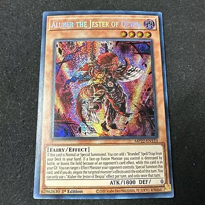 Aluber The Jester Of Despia - MP22-EN123 - Prismatic Secret Rare - 1st Ed NM • $3.99