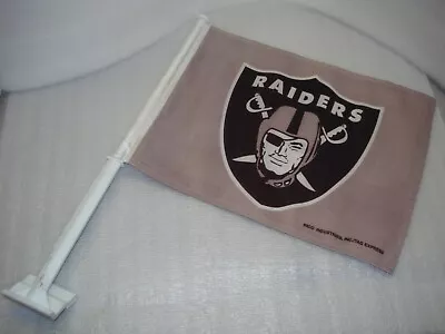 Raiders Car Flag ~ Brand New In Package ~ Very Strong & Durable ~ Official Nfl • $9.95