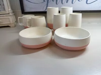 $52.99 • Buy Vtg 1960's Vacron Vacuum 2 Cups, 4 Tumblers & 2 Bowls Bopp-Decker
