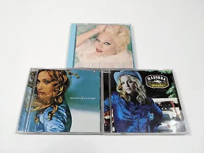 Madonna CD LOT OF 3 80s 90s Female Bedtime Stories Ray Of Light Music VG • $8.09