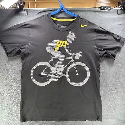 Livestrong Lance Armstrong Shirt Men Large Black Short Sleeve Go Cycling • $19.99