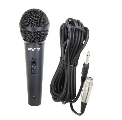 Peavey PV 7 Cardioid Dynamic Microphone With XLR Cable • $29.99