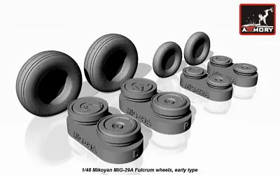 Armory Production 1/48 Mikoyan MiG-29A/B/UB Wheels (Early) • $16.81