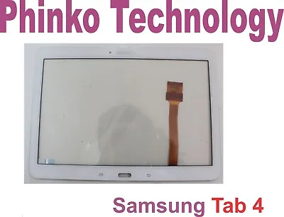 New Touch Screen Glass Digitizer For Samsung Galaxy Tab 4 10.1  SM-T530 White • $86.89