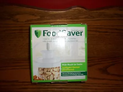 NEW FoodSaver Accessory Wide-Mouth Jar Sealer T03-0023-01--NIB--Ships FREE • $13.59