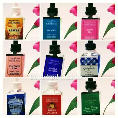 Bath And Body Wallflowers Home Fragrance Refill Oil Bulbs 0.8 Oz * U CHOOSE~ • $8.95