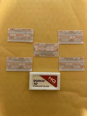 $1.99 • Buy 5 Double Edge Razor Blades, Dorco ST301 New Platinum Steel