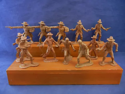 Vintage Marx 54mm Roy Rogers ~ Western Town ~ Brown Cowboys • $24.95