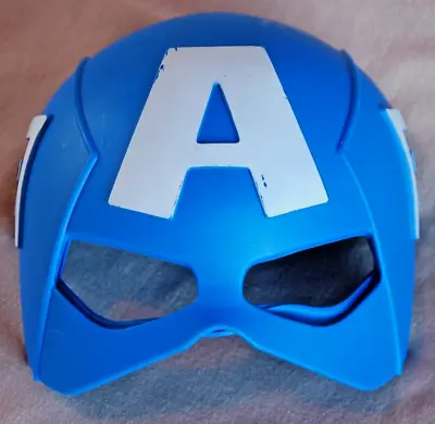 CAPTAIN AMERICA ~ Adult Half MASK~ Marvel MCU ~ Used • $14.95