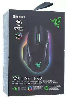 Razer Basiliskv3 Pro Customizable Wireless Ergonomic Gaming Mouse • $119.24