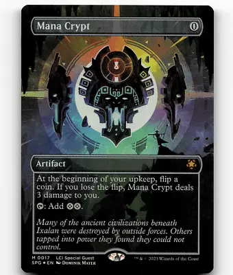 FOIL - MTG Mana Crypt (Borderless) #17 - Special Guests • $329.99