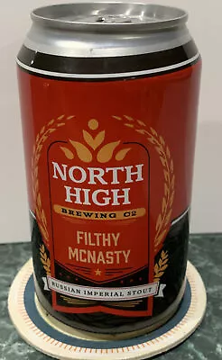 Micro Craft Beer Can Filthy McNasty Russian Imp Stout North High Columbus Ohio • $2.95