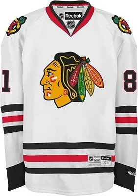 Reebok Mens Chicago Blackhawks Marian Hossa#81 Premier Jersey White-Medium • $102.99