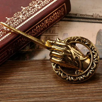 Bronze Hand Of The King Brooch Game Of Thrones Inspired Pin GIFT • £4