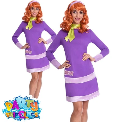 £35.99 • Buy Adult Daphne Costume Ladies Scooby Doo Cartoon World Book Day Fancy Dress Outfit