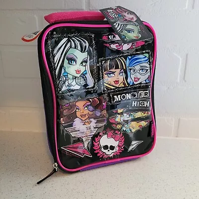 Monster High Lunch Box Thermos Insulated Lunch Bag Tote Kit PVC Free 2016 • $8.71