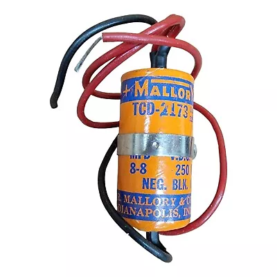 Mallory TCD-2173 Capacitor 8-8 MFD | 250 VDC NOS • $52.50