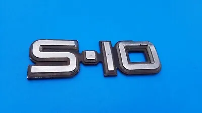 Chevrolet S10 Side Rear Chrome Emblem Logo Badge Symbol Sign Vintage Used Oem A1 • $38
