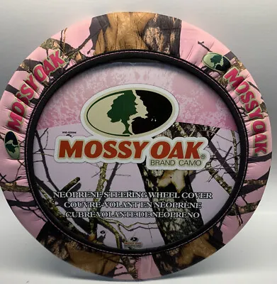 New Mossy Oak Brand Pink Camo MSW4407 Neoprene Steering Wheel Cover Camouflage • $17.88