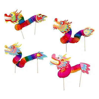 Chinese New Year Dragon Dance DIY Material Package Paper Craft Supplies • $7.04