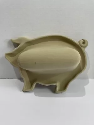 Haeger Natural Stone Pig Shaped Microwave Bacon Cooker Stoneware - Never Used C3 • $16.99