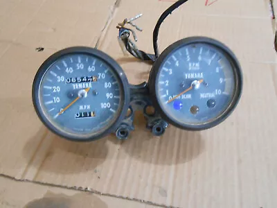 Yamaha DT125 DT 125 1975 75 Enduro Gauges Speedometer Tach Tachometer • $99.95