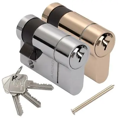 Garage Door Half Euro Cylinder Replacement Lock Balcony Anti Snap Mila BreakSafe • £12.10