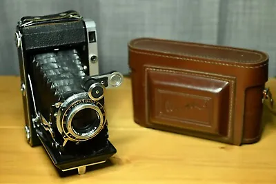 1959 Moskva 5 Medium Format Camera 6x9 Tested With Leather Case Red  P  Lens • $98.32