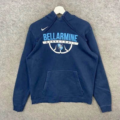 £13.49 • Buy Nike Hoodie Mens Medium Blue Pullover Jumper Top Gym Cotton NCAA USA University