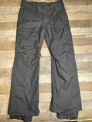 Burton Men M DryRide Snow Ski Pants Snowboard Winter Black Insulated 34  Inseam • $39.99