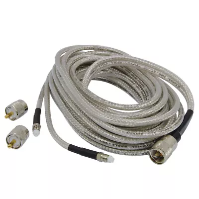 Wilson 18' Super Mini 8 RG8X CB Radio Antenna Co-Phase Coax Cable With FME • $41.67