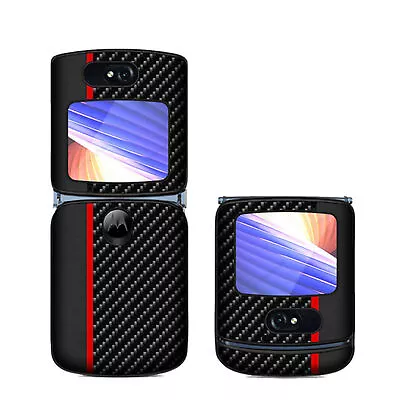 For Motorola Razr 5G 2020 Luxury Shockproof Carbon Fiber Leather Hard Case Cover • $13.99