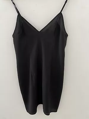 ALICE MCCALL Black V-Neck Slip Mini Dress Size 6 XS Under Dress • $20