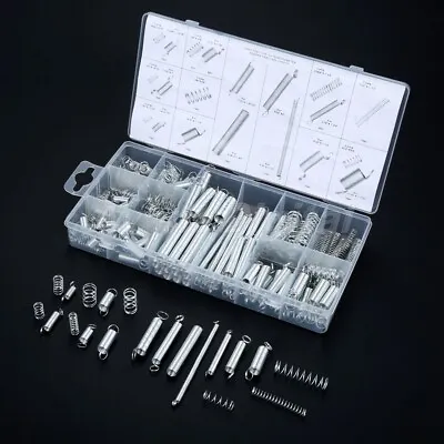 200pcs Assorted Small Metal Bulk Loose Steel Coil Spring Assortment Kit With Box • $19.79