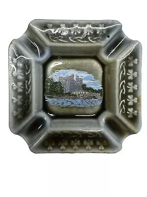 Vintage Irish Porcelain Ashtray Castle Bunratty  Shamrocks 4  Ireland Wade • $9.99