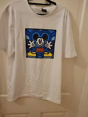 NWT Mickey Mouse Large White T Shirt By Zara • $25