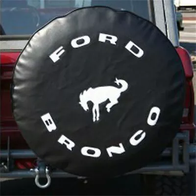 235/75R15 Tire Cover For FORD BRONCO Soft Leather Spare Wheel Protective Covers • $35.87