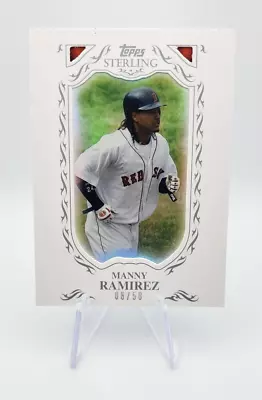 2009 Manny Ramirez Topps Sterling White Border Holo /50 #65 • $5.50