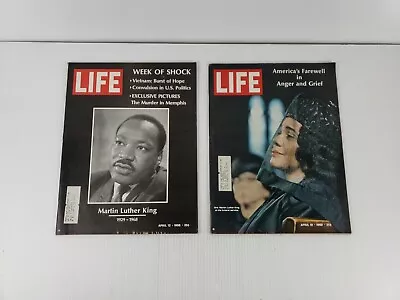 Life Magazine August 12 & 19 1968 2 Magazines Martin Luther King Assasination • $29.95