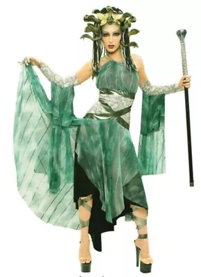 Women's Deluxe Medusa Costume 4 Piece Set Size Large • $36.50