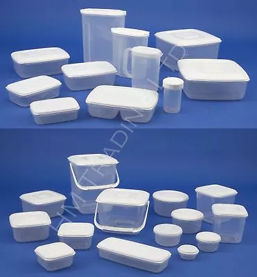 Multi Purpose Plastic Container For Food Storage Freezer Cake Tub Box Airtight • £4.88