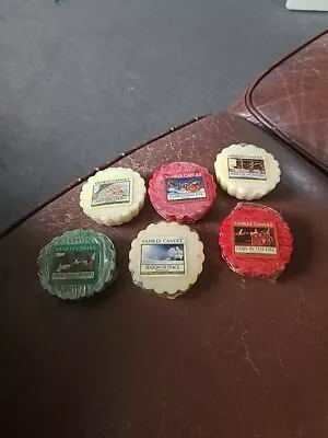 Yankee Candle Tarts Wax Melt Lot Of 6 Assorted Christmas Fragrances • £6