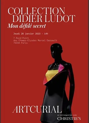 Didier Ludot Paris Auction Catalogue Book Artcurial Christie’s Couture Fashion • $95