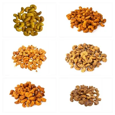 Cashew Nuts Available In All Flavours (From 100g To 5kg) Honey Chilli Lime Salt • £3.99