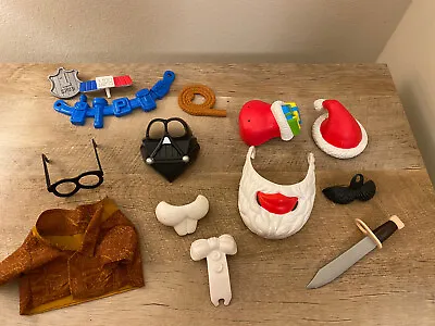 Mr Potato Head Parts Lot Of 14 Hasbro Toys Santa Accessories  • $12.95