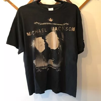 Michael Jackson Long Live The King Graphic Tee Size L • $10