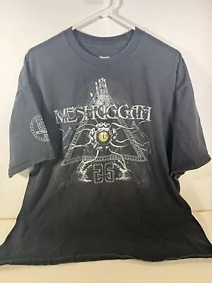 Meshuggah Hanes Beefy Shirt Short Sleeve Black Mens Size 2XL • $19.97